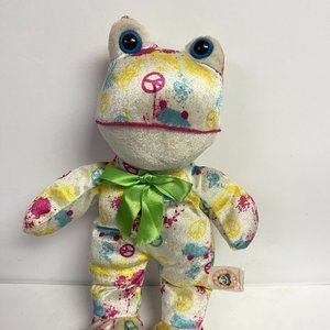 Peek-A-Boo Toys Plush loveable and huggable Peace Frog J472